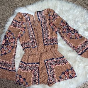 Beautiful multi print romper